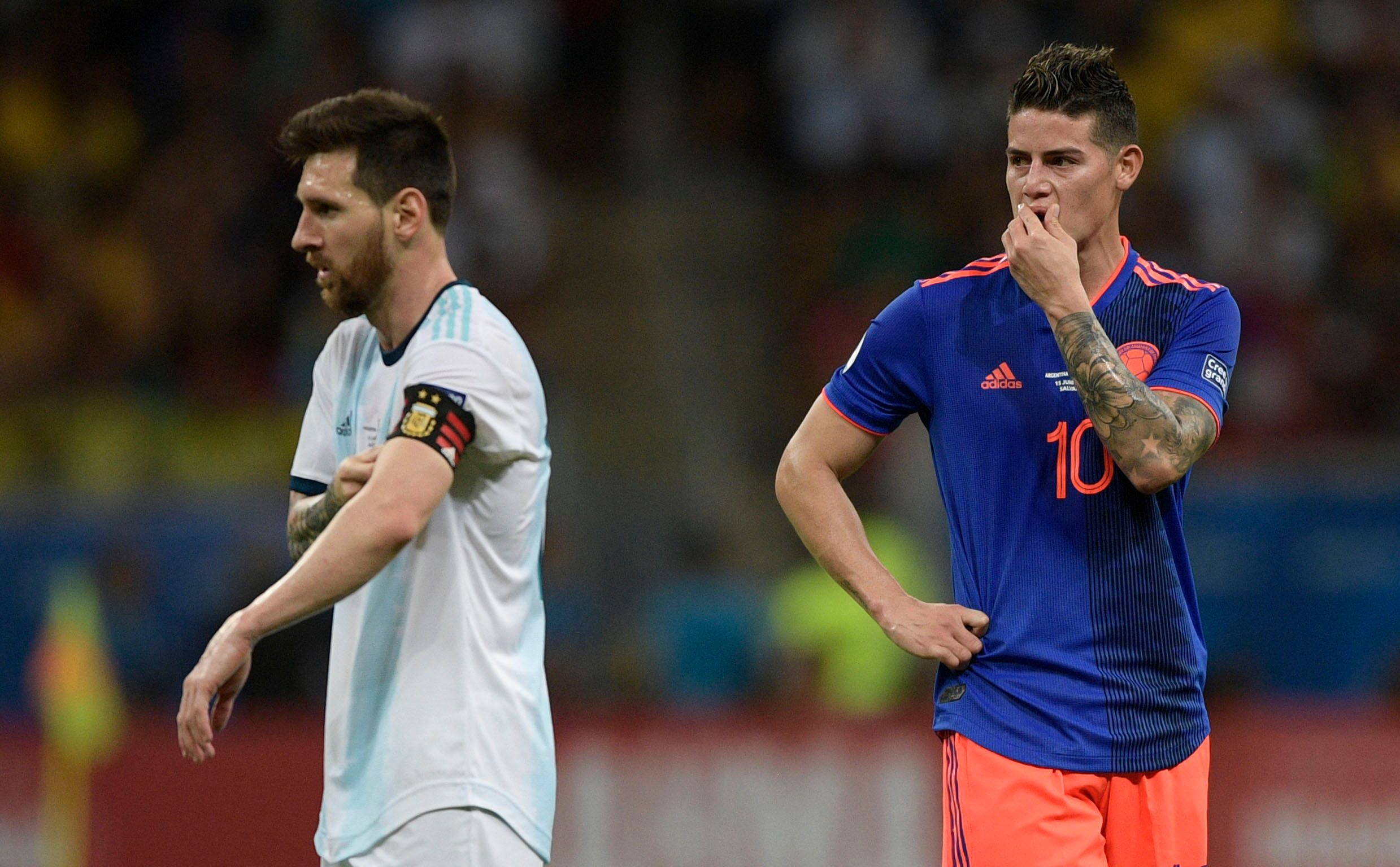 Lionel Messi y James Rodríguez, los grandes capitanes de la Final de la CONMEBOL Copa América™