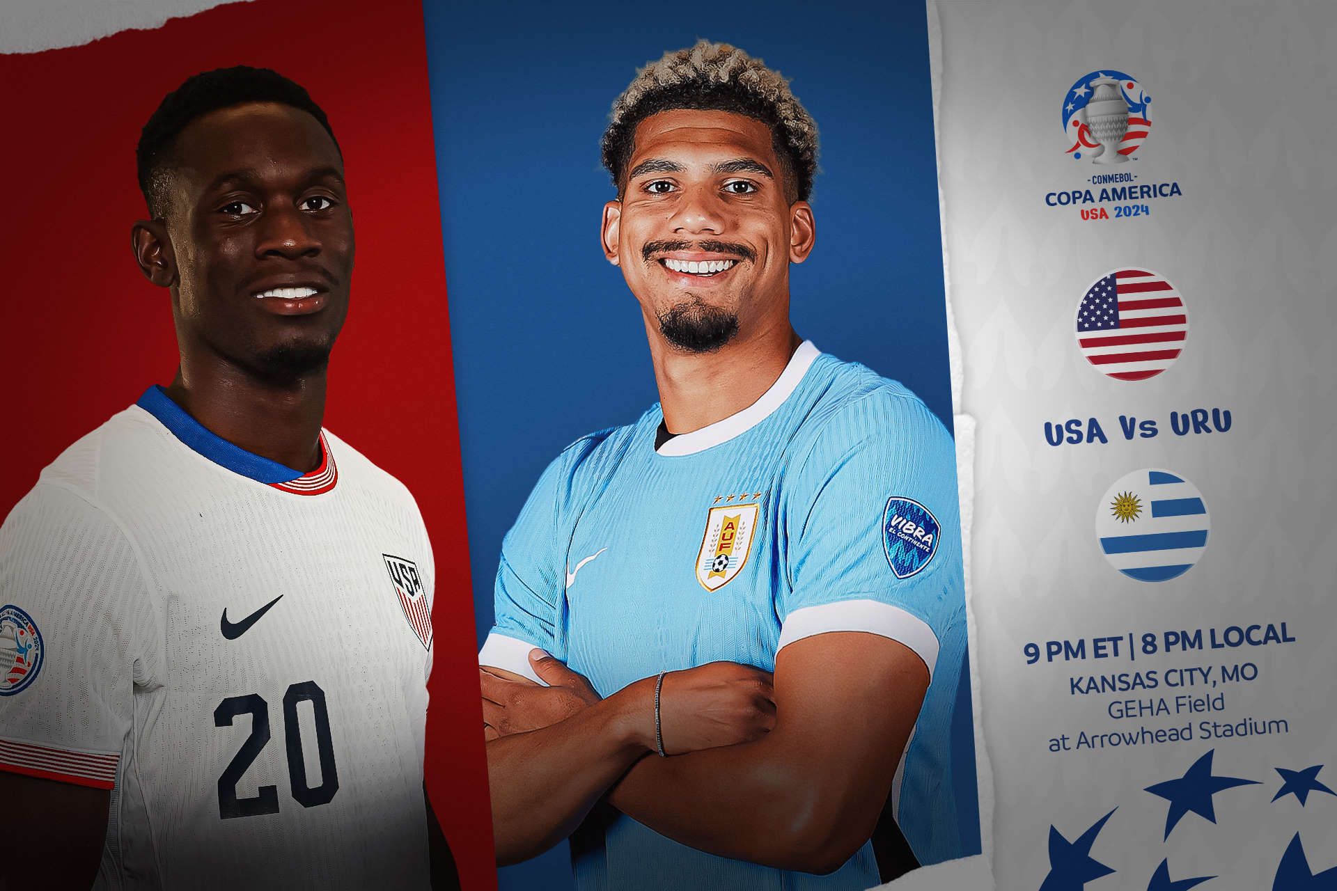 Estados Unidos y Uruguay, partido decisivo del Grupo C