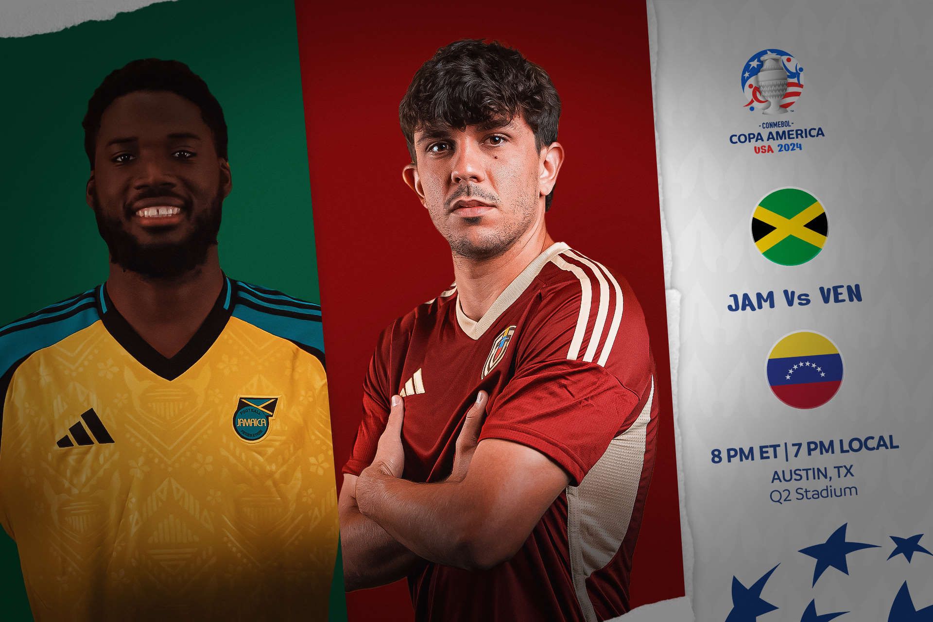 Venezuela e Jamaica encerram Grupo B nesta CONMEBOL Copa América™