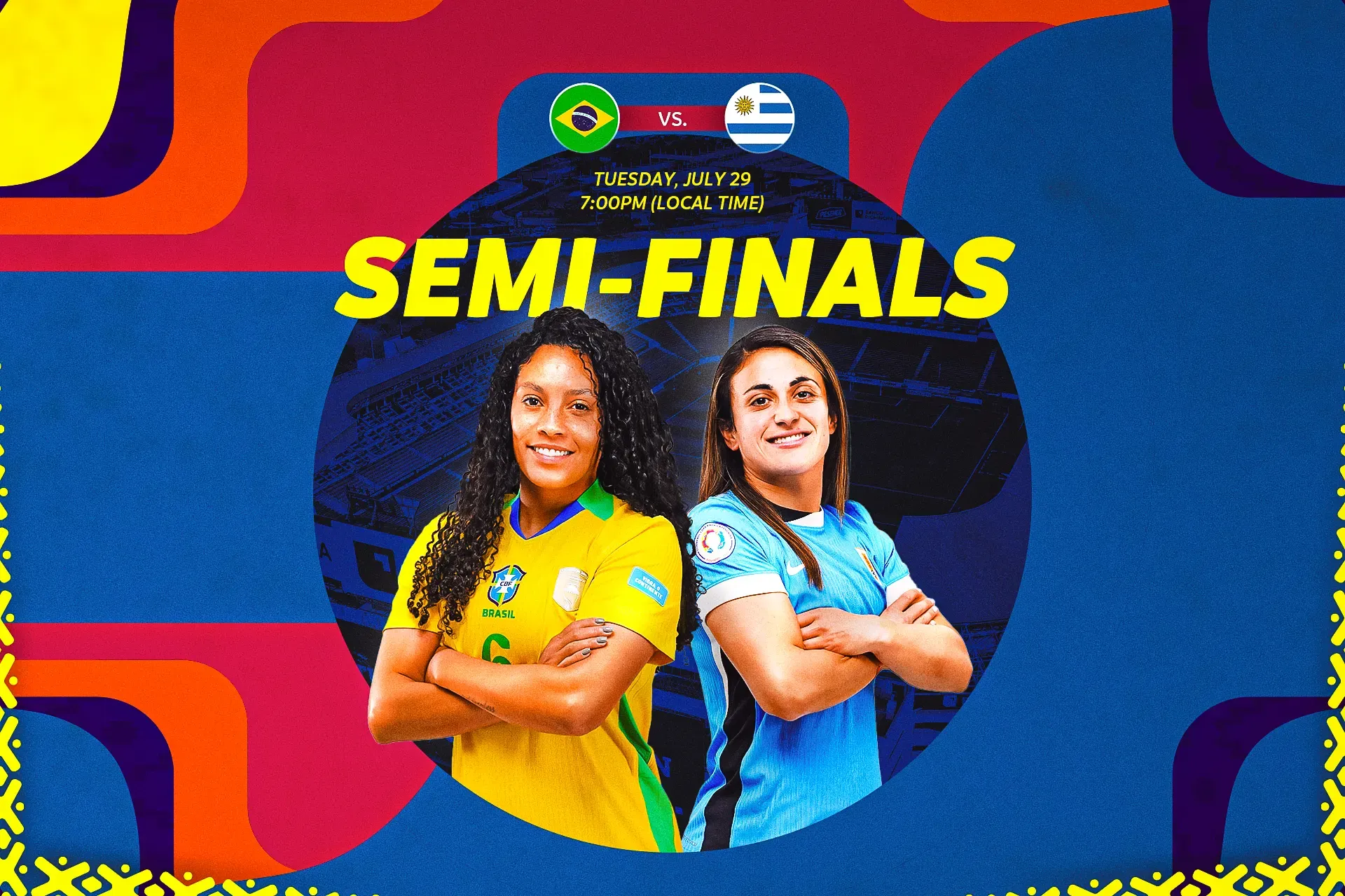 Brazil and Uruguay to decide the second CONMEBOL Copa América Femenina™ finalist