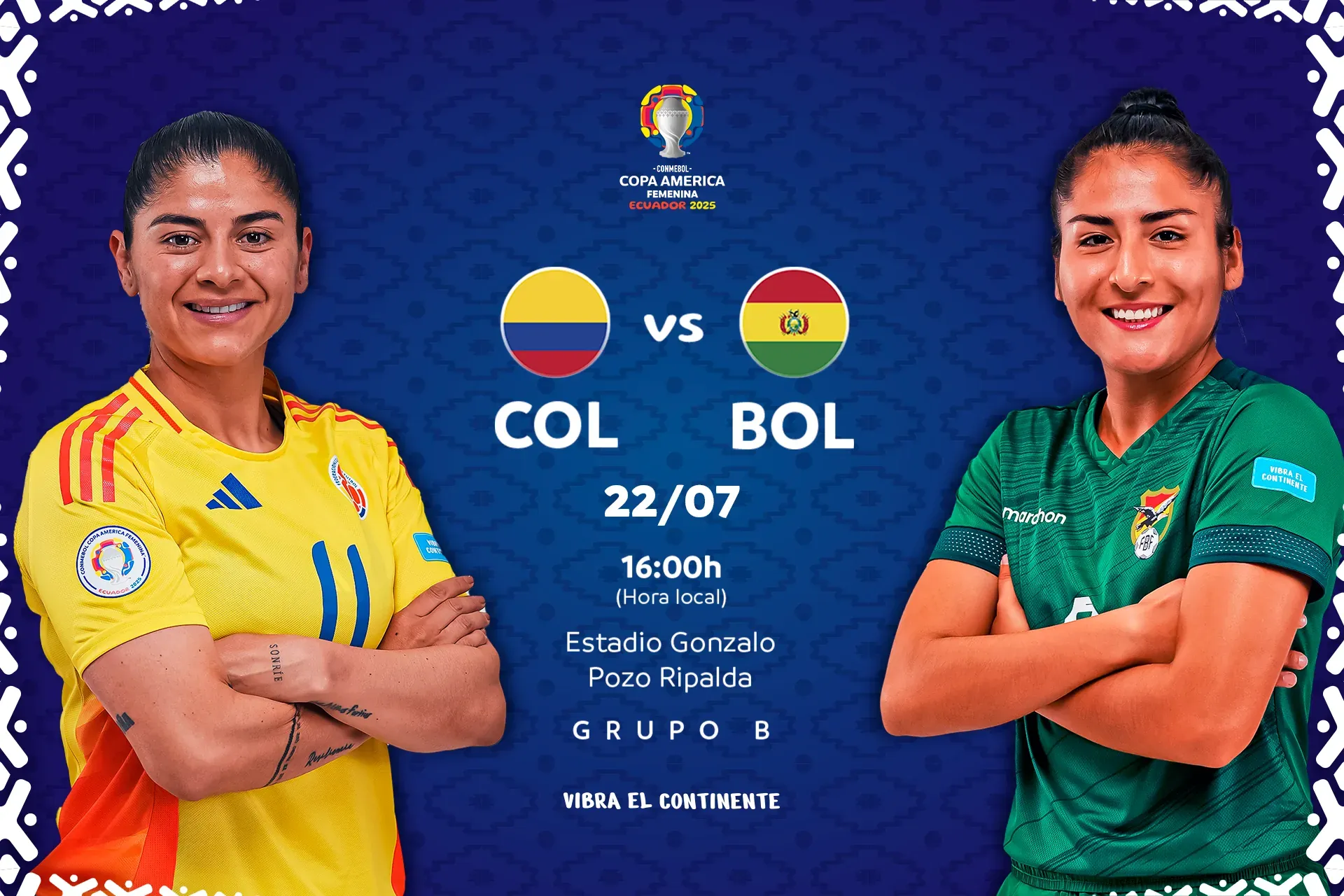 Colombia quiere consolidarse frente a Bolivia en la CONMEBOL Copa América Femenina™