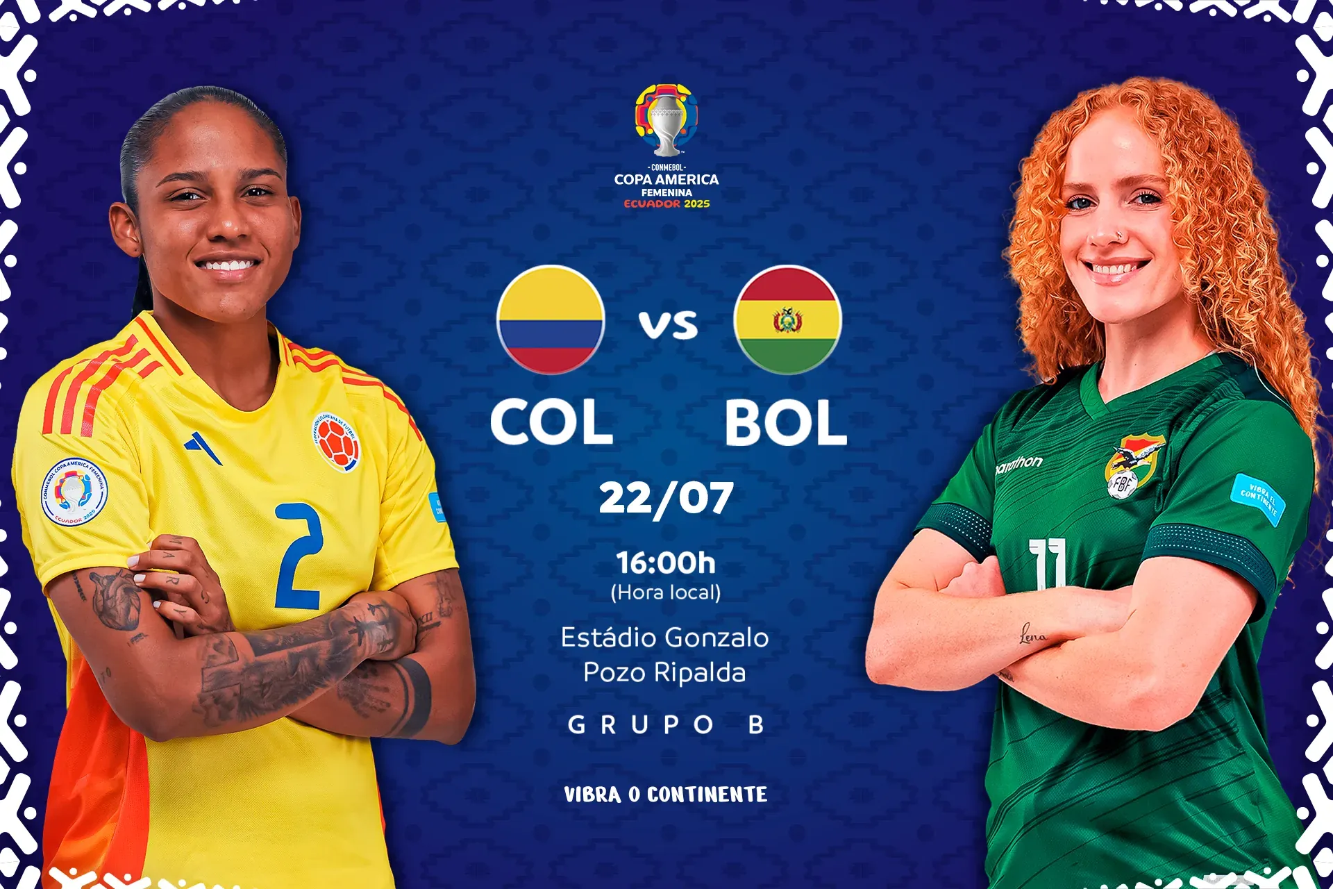 Colômbia busca afirmação contra a Bolívia na CONMEBOL Copa América Femenina™