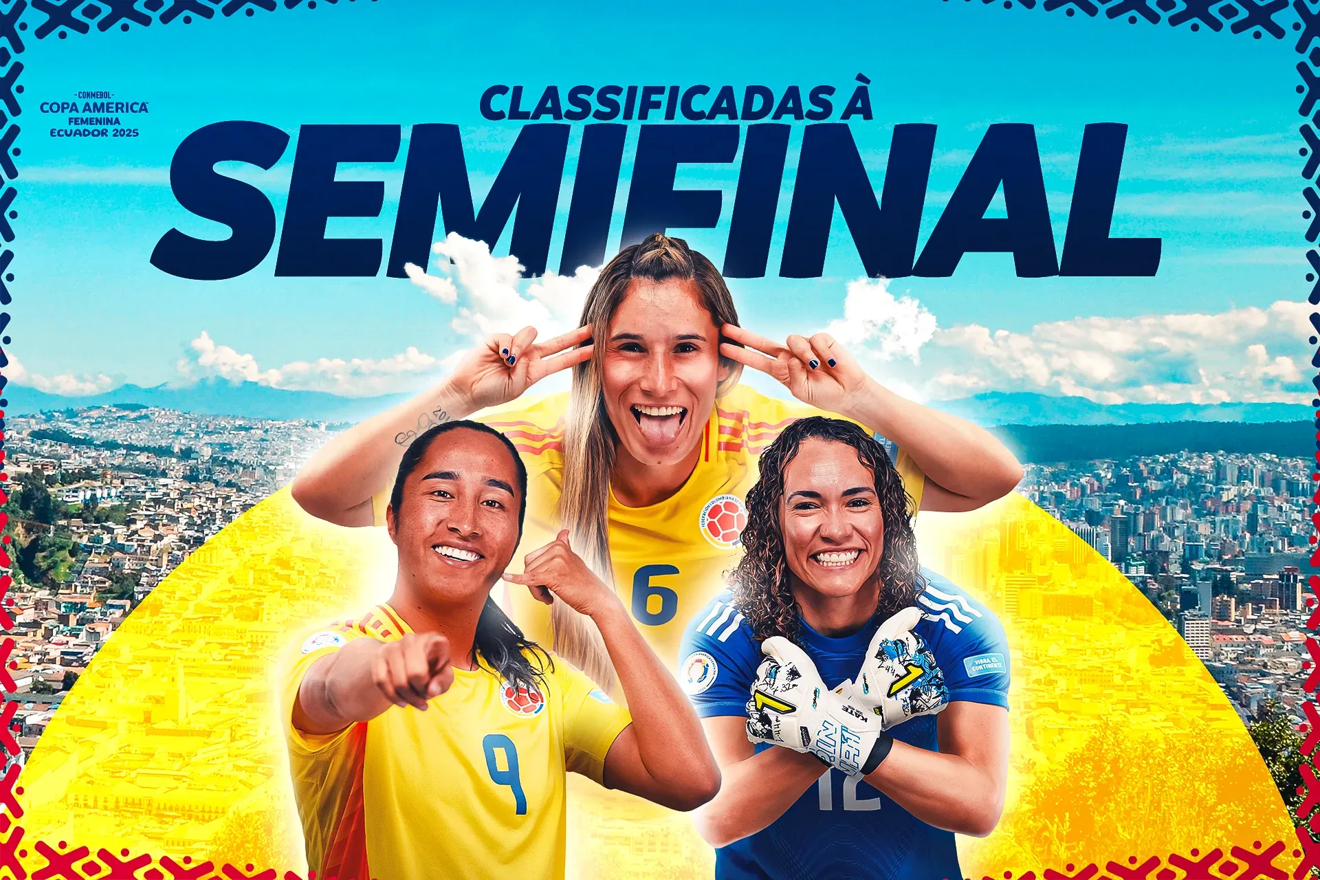 Colômbia empata com o Brasil e também se classifica às semifinais da CONMEBOL Copa América Femenina™