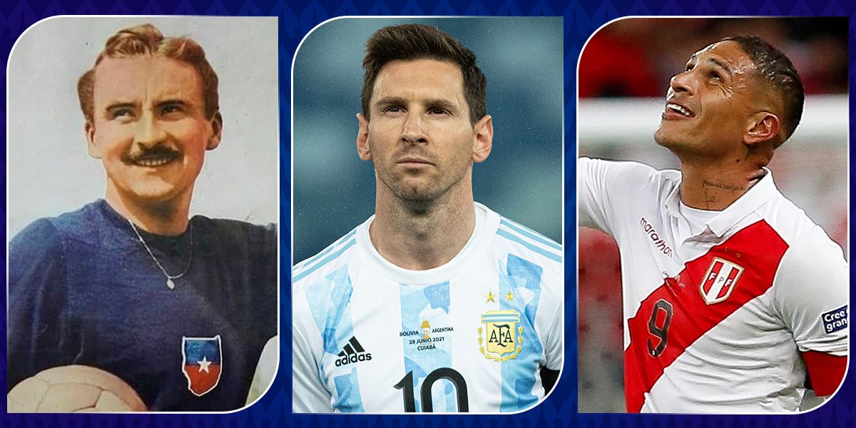 The top 10 players with the most appearances in the CONMEBOL Copa América™