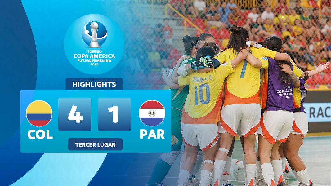 COLOMBIA 4-1 PARAGUAY | Highlights | CONMEBOL Copa América Futsal Femenina 2025™