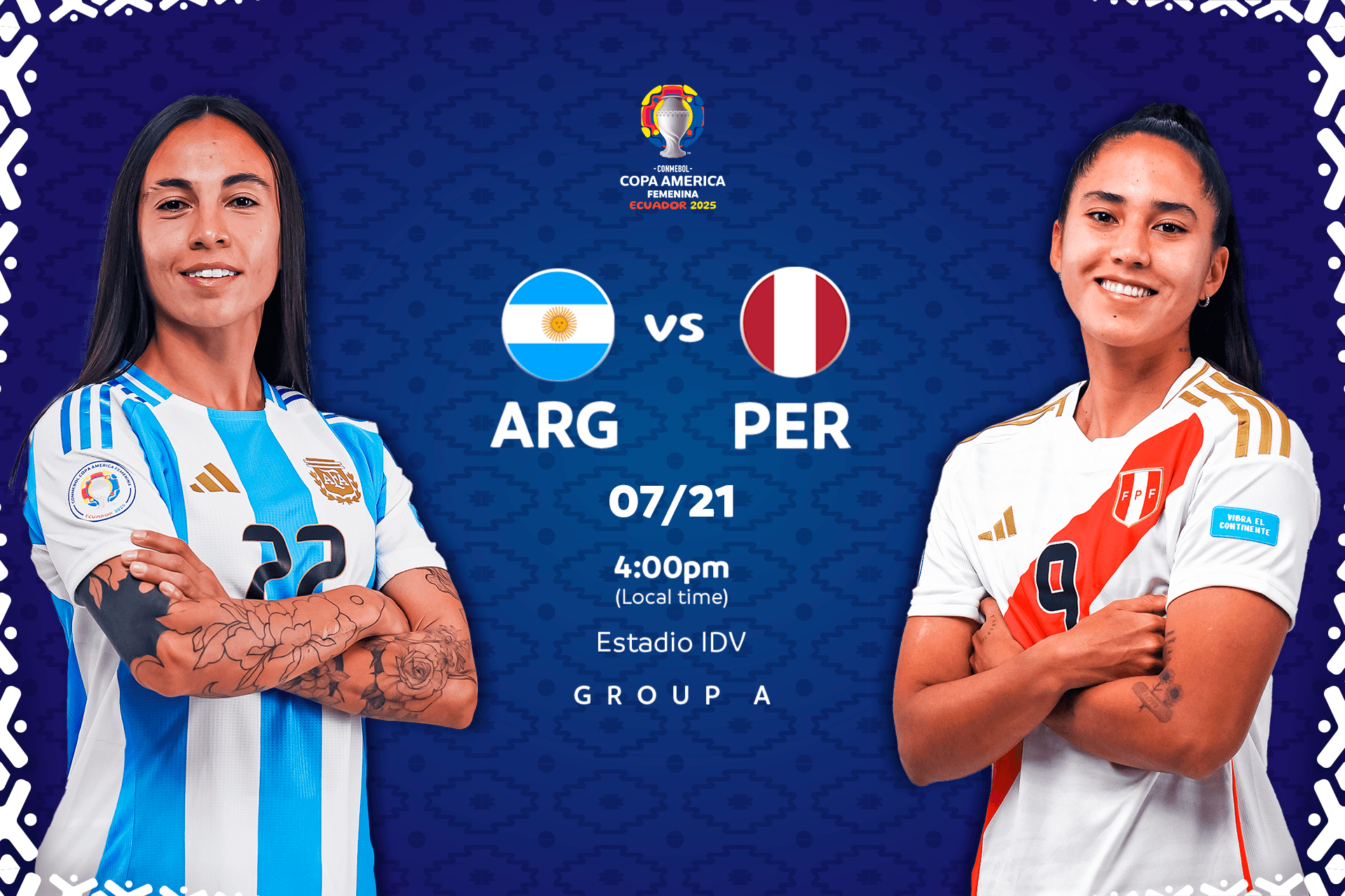 Argentina and Peru in contrasting positions in Group A