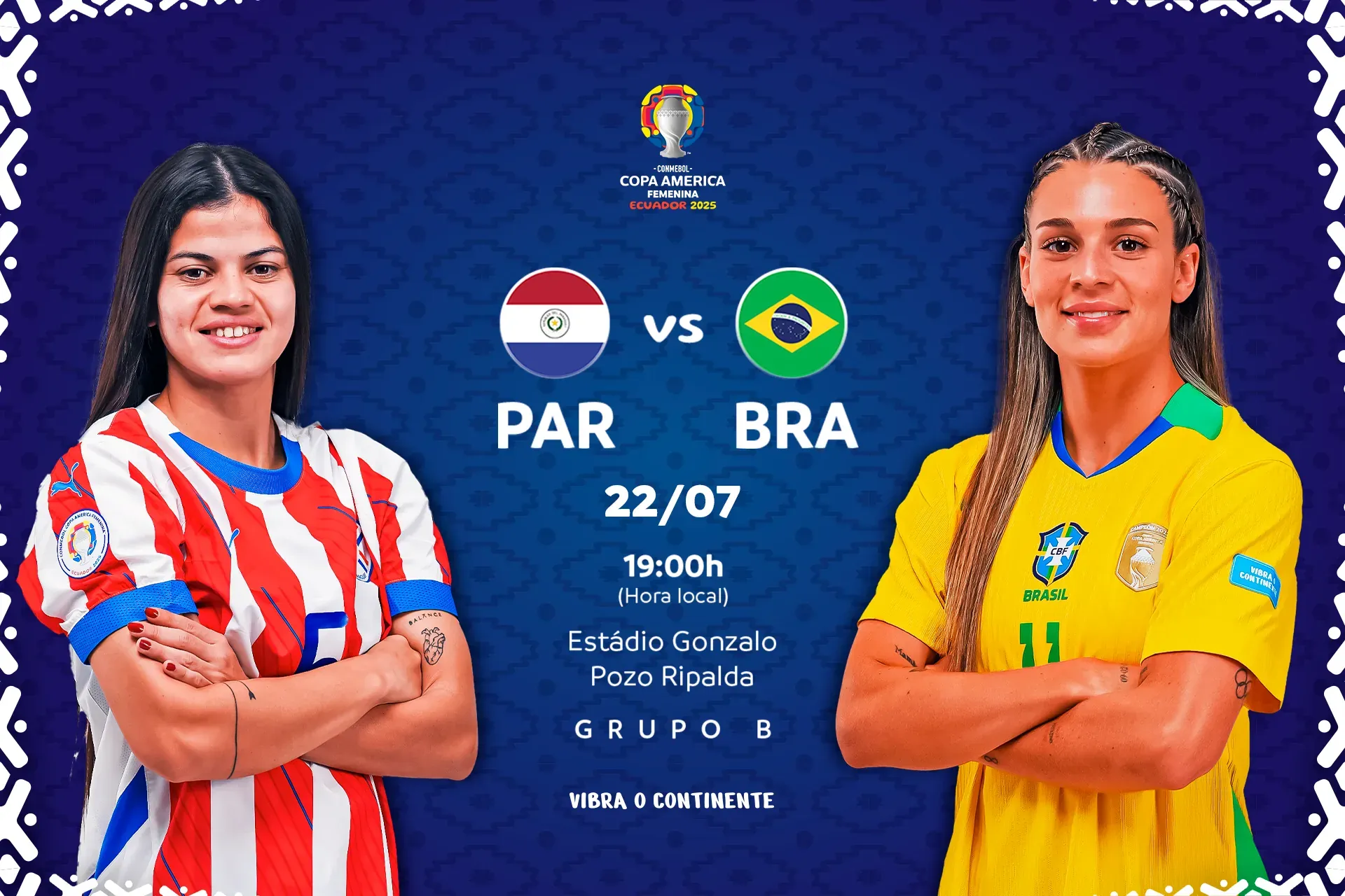 Brasil x Paraguai, promessa de jogão na CONMEBOL Copa América Femenina 2025™