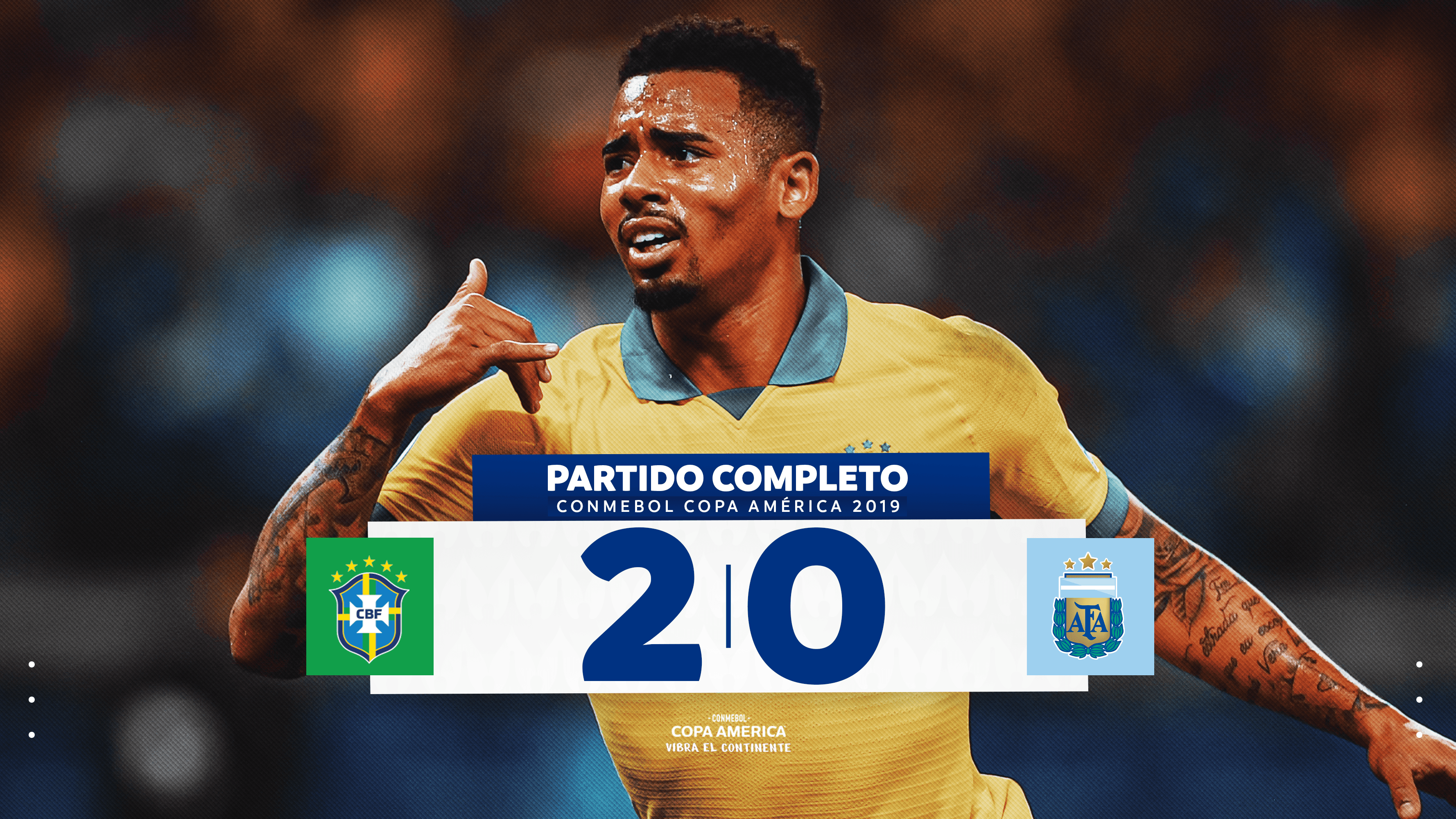 Brasil vence a Argentina y avanza a la final | CONMEBOL Copa América 2019™ (2-0)