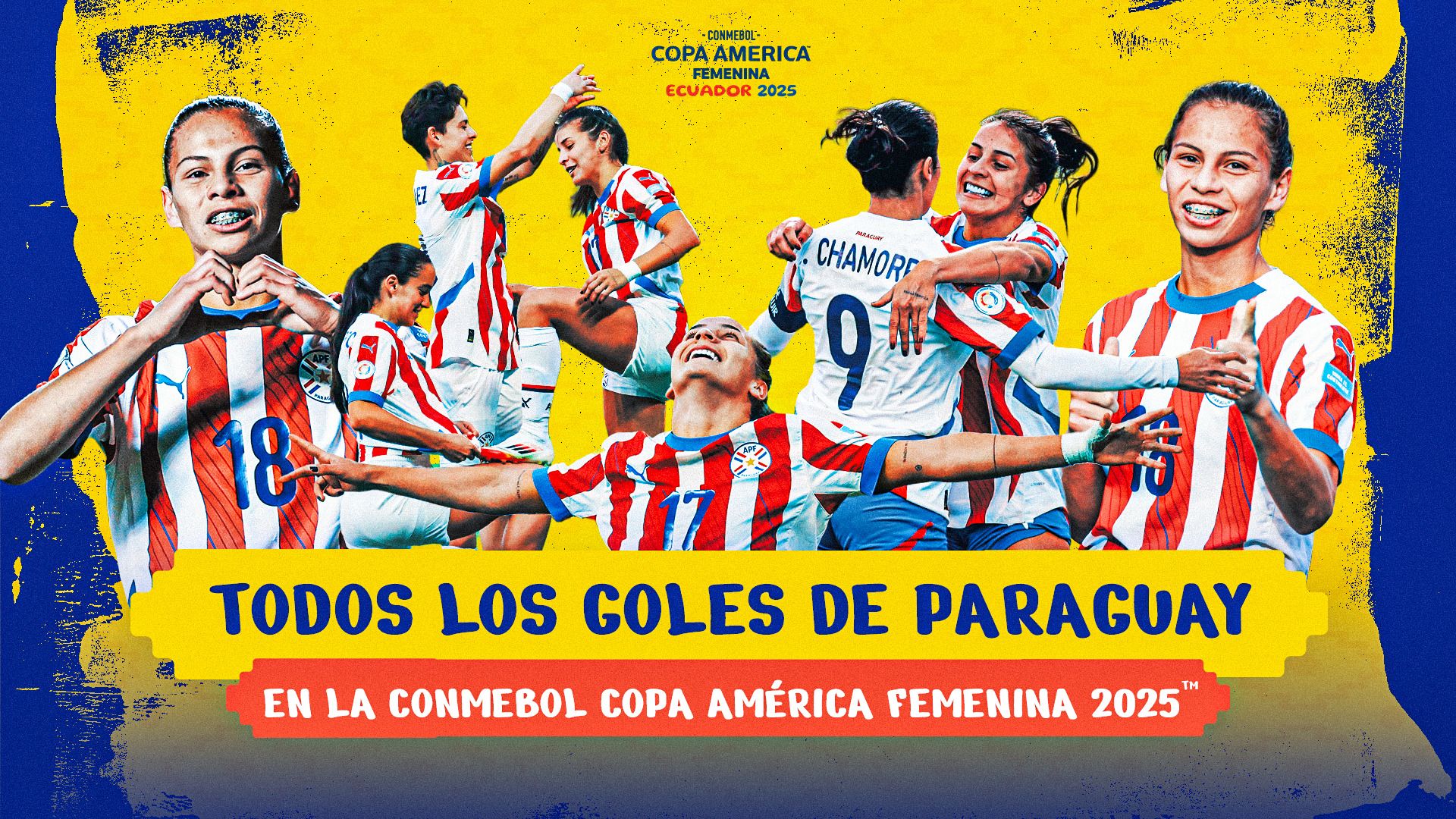 Todos os GOLS do PARAGUAI na CONMEBOL Copa América Femenina 2025™