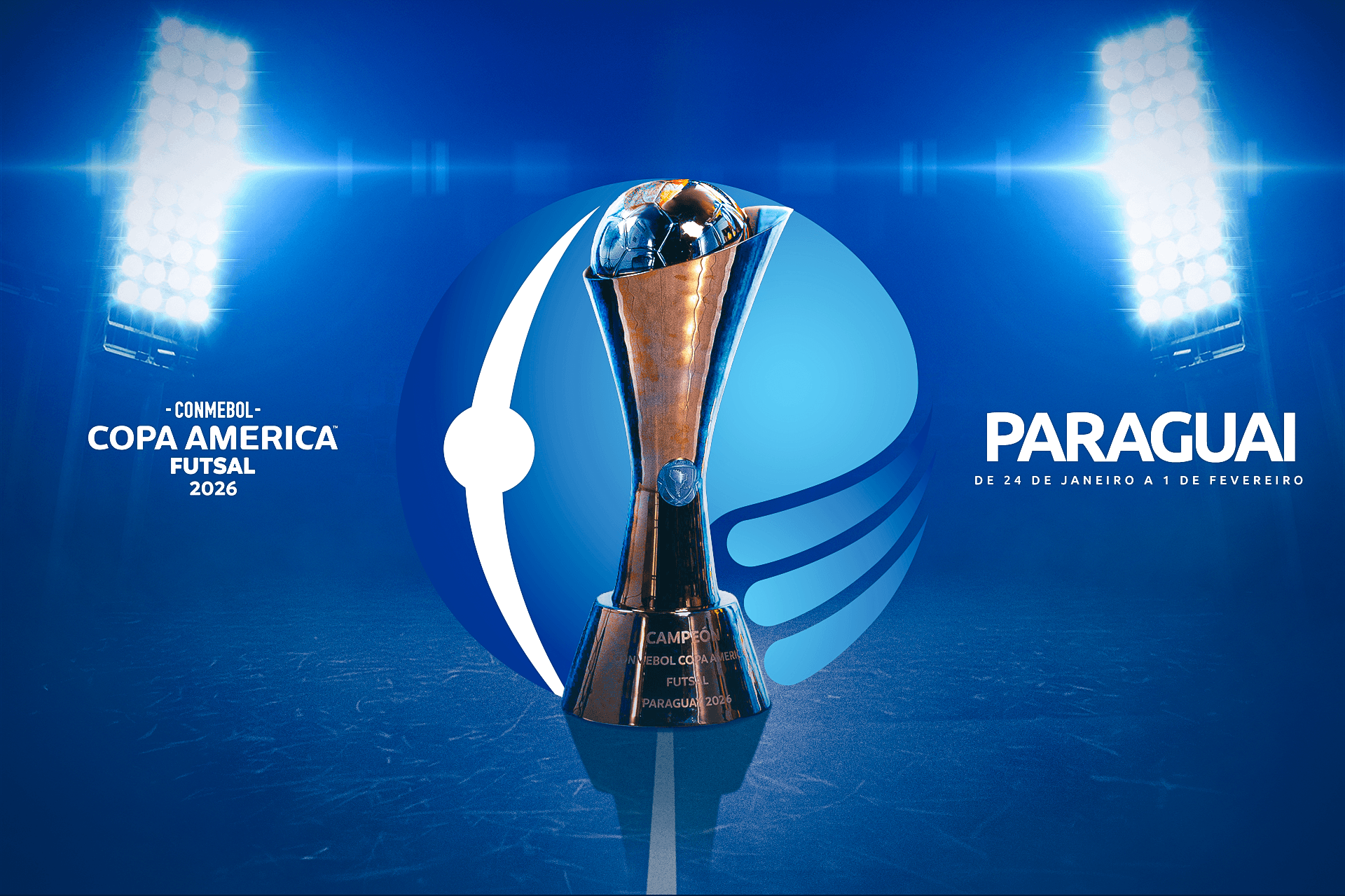 A CONMEBOL Copa América Futsal 2026™ será disputada no Paraguai
