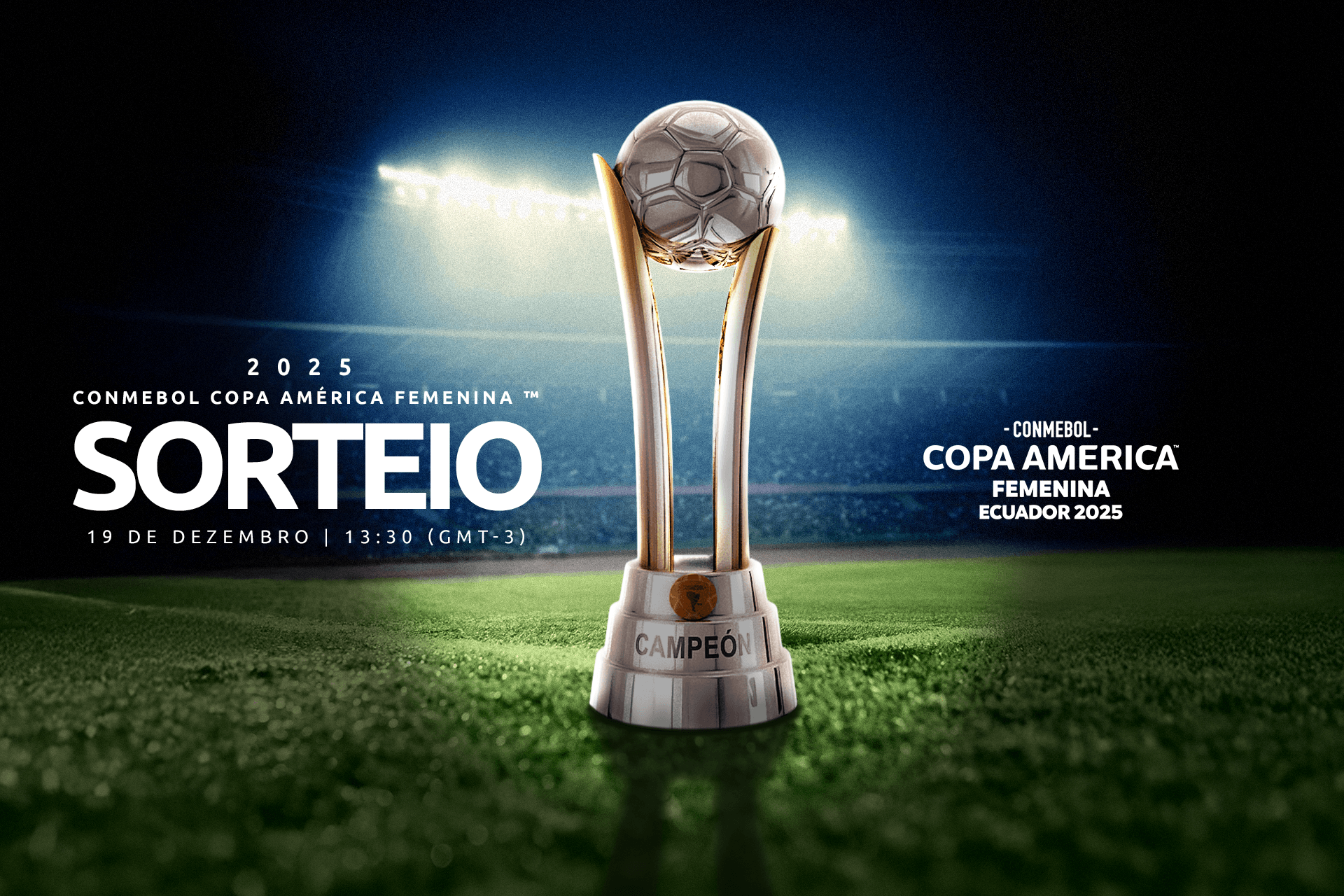 CONMEBOL Copa América™ Feminina: o sorteio será no dia 19 de dezembro