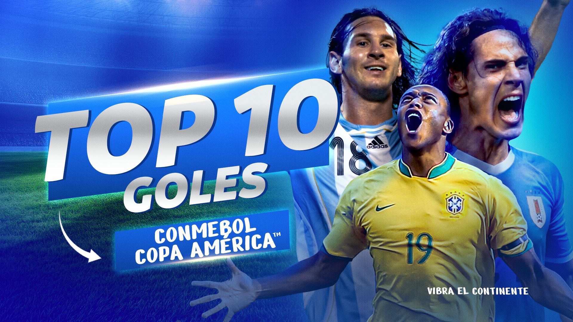 Thumbnail do vídeo: Top 10 GOALS in the CONMEBOL Copa América™