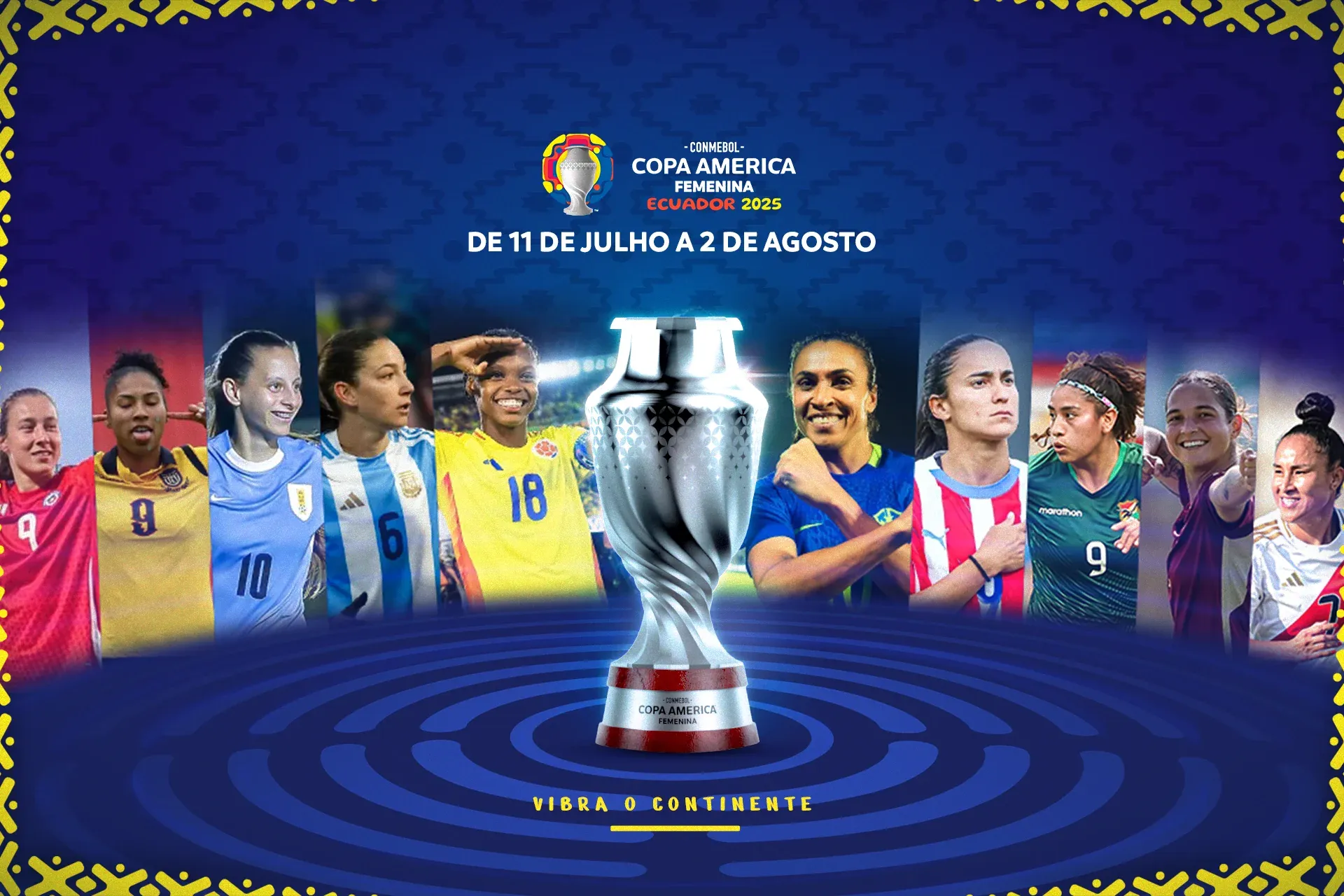Início da venda de ingressos para a CONMEBOL Copa América Femenina 2025™