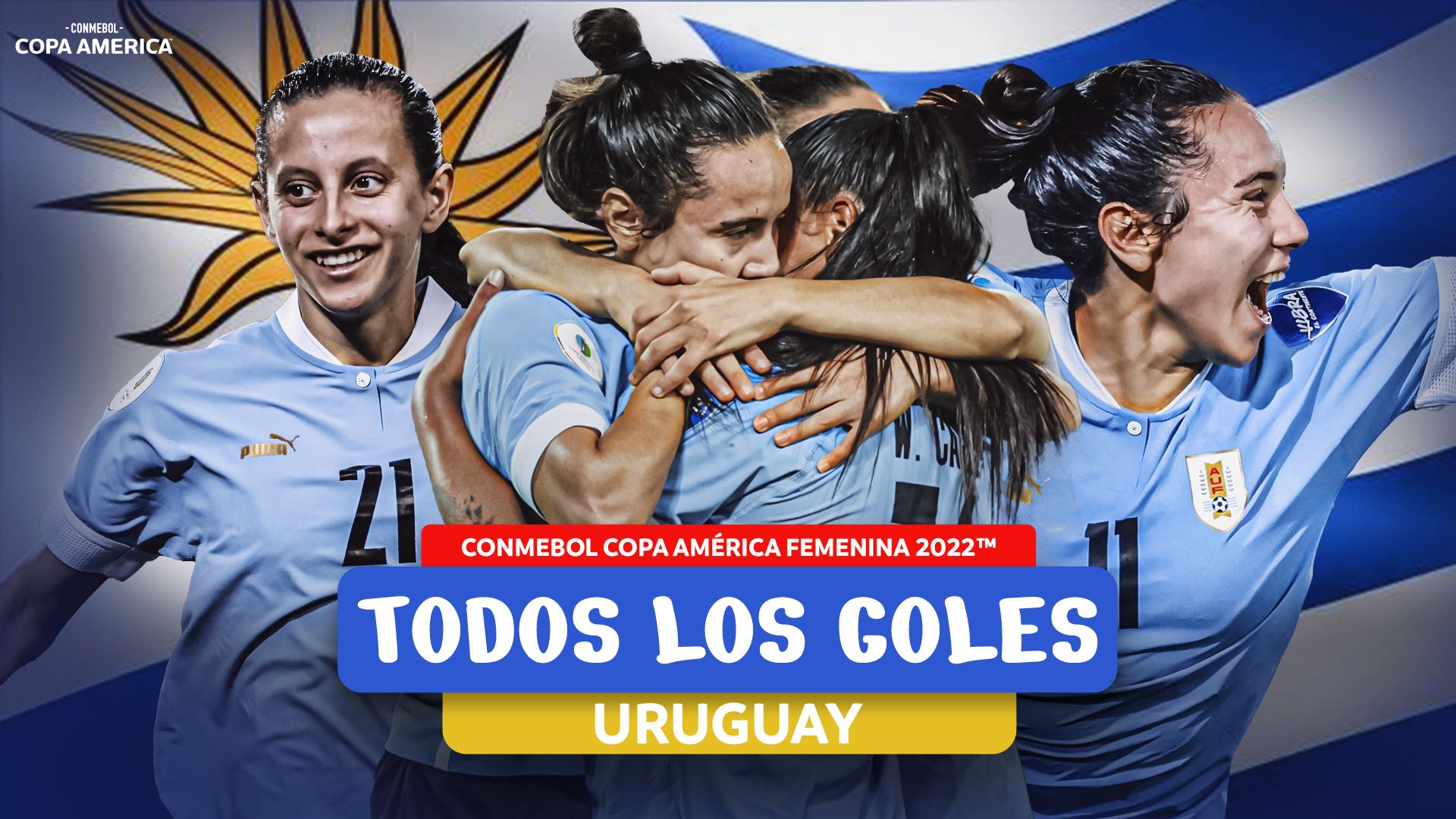 Todos os GOLS do URUGUAI na CONMEBOL Copa América Feminina 2025™