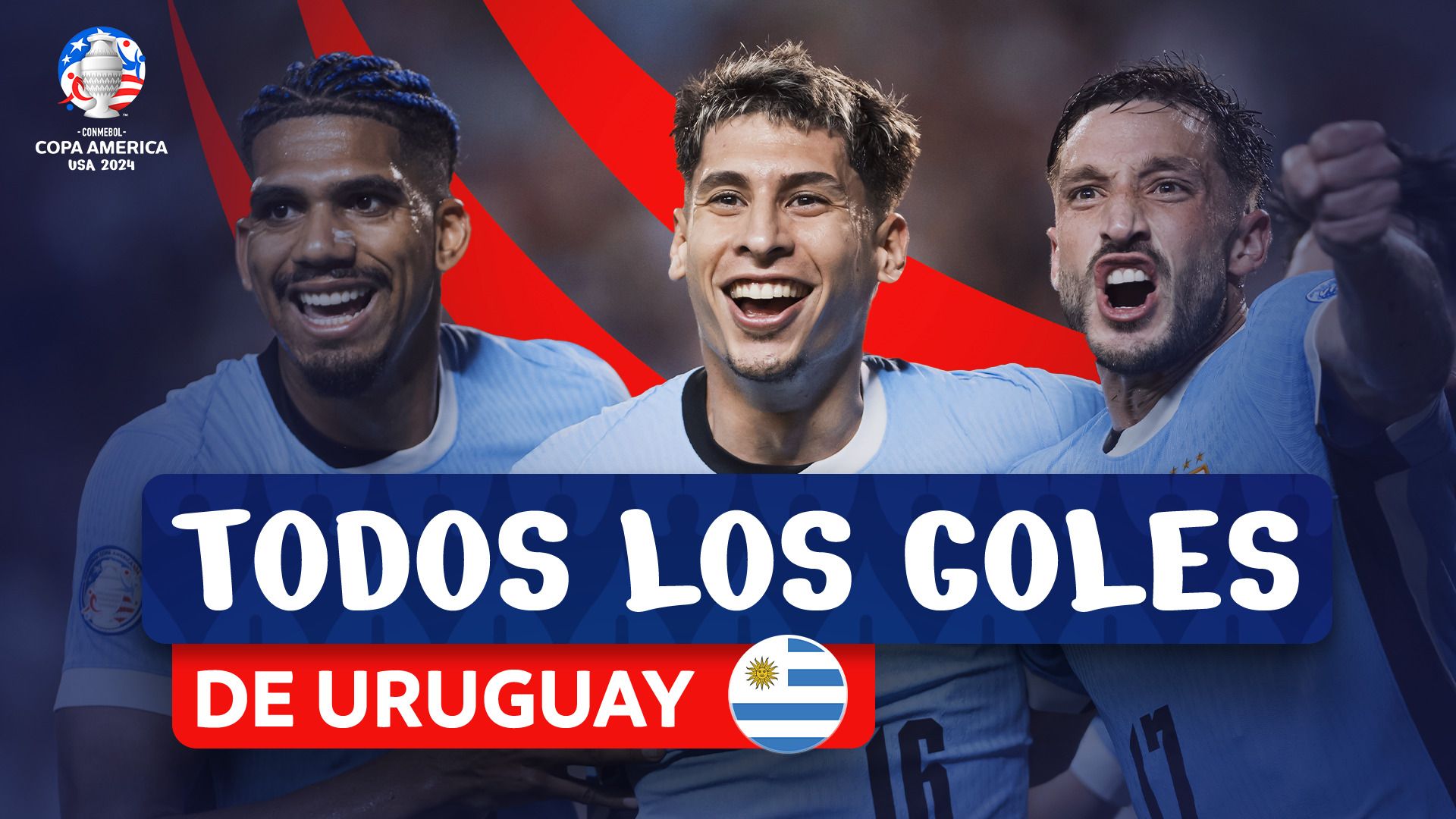 Thumbnail do vídeo: TODOS OS GOLS DO URUGUAI | CONMEBOL COPA AMÉRICA USA 2024™