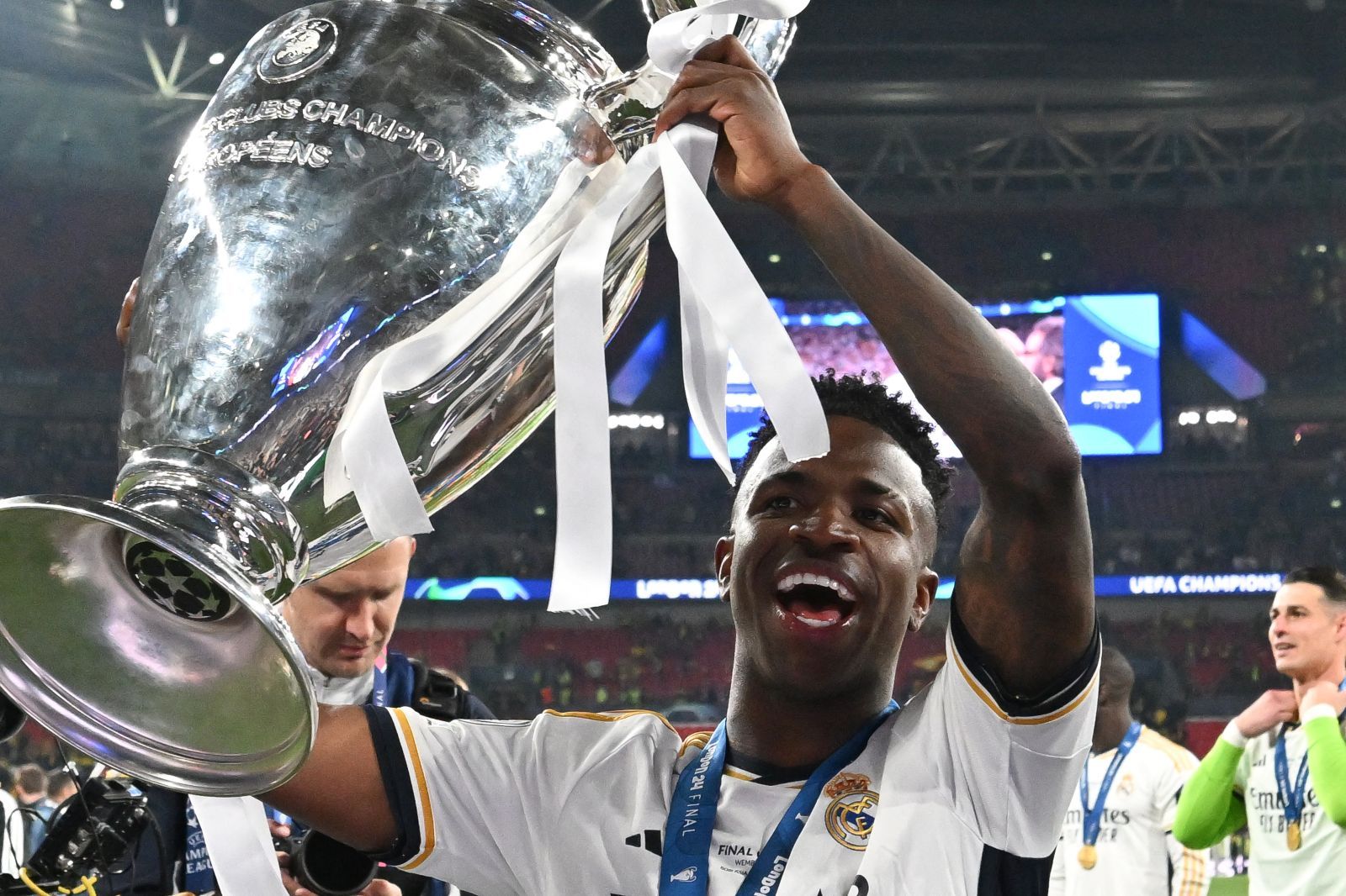 Vinícius Jr superó un récord de Lionel Messi en Champions League