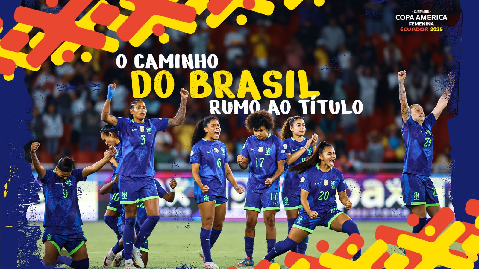 Thumbnail do vídeo: O jogo de MARTA na FINAL | Colômbia - Brasil | CONMEBOL Copa América Femenina 2025™