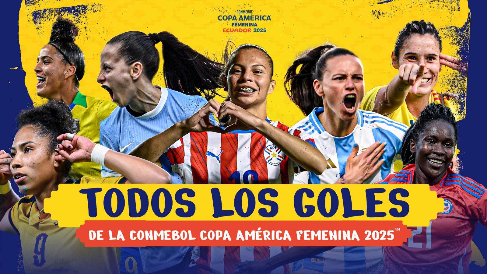 Thumbnail do vídeo: Todos os GOLS da CONMEBOL Copa América Femenina 2025™