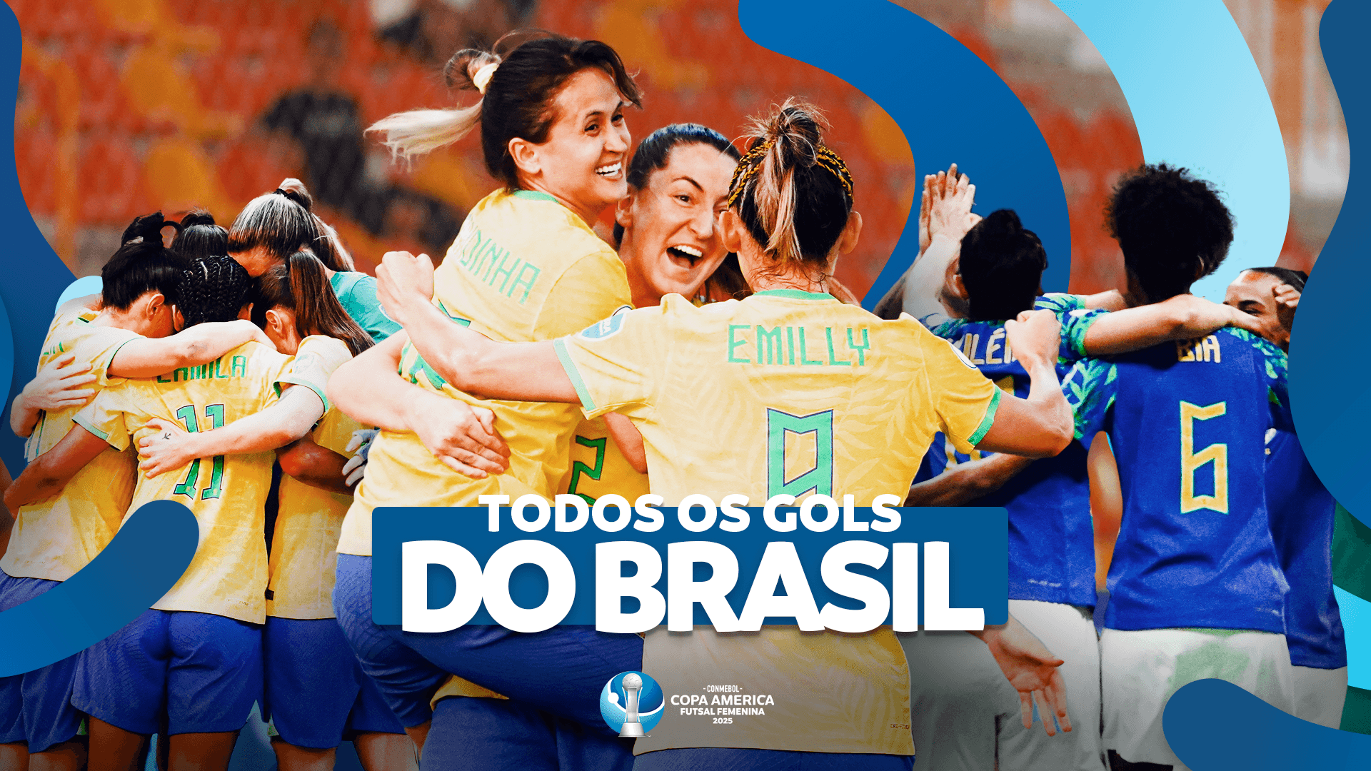 Todos los GOLES do BRASIL CAMPEÓN| CONMEBOL Copa América Futsal Femenina 2025™