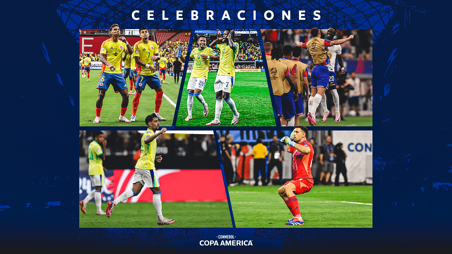 RECAP: The Best CELEBRATIONS of the CONMEBOL Copa América USA 2024™