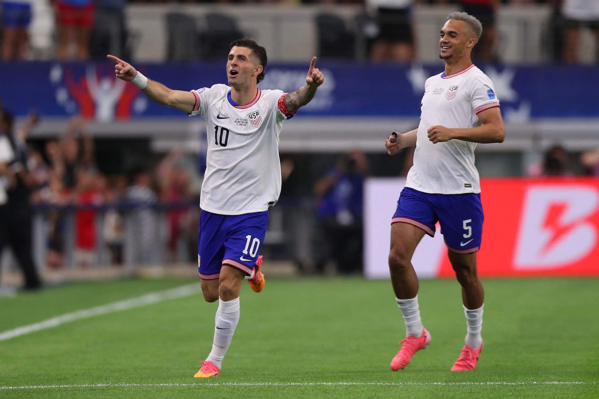 Pulisic: primer gol en CONMEBOL Copa América™ con una curiosidad