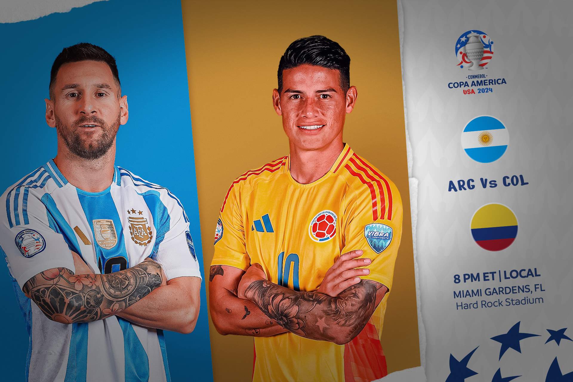 Argentina y Colombia juegan la Final de la CONMEBOL Copa América 2024™