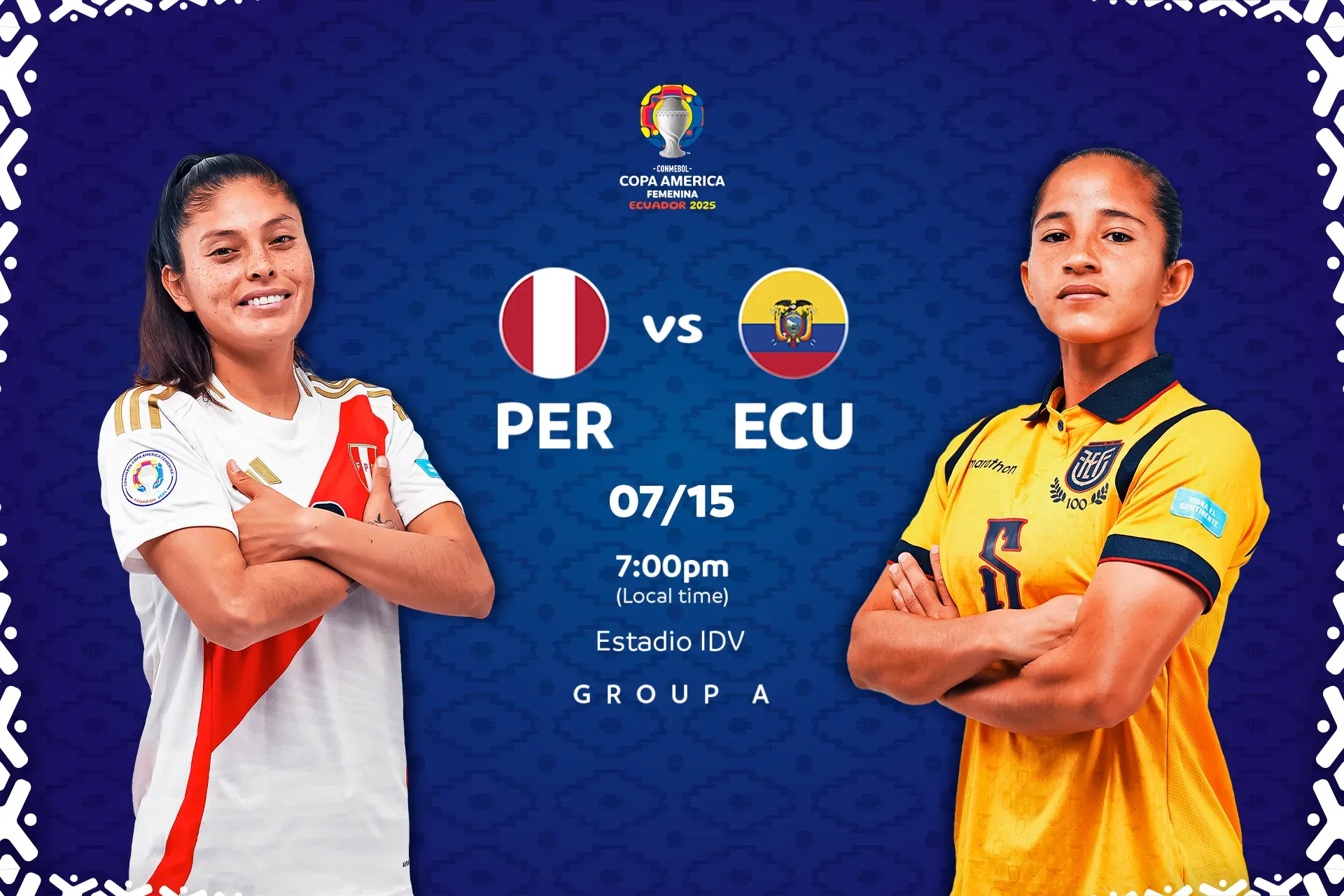 Ecuador and Peru seek first win in the CONMEBOL Copa América Femenina 2025™️