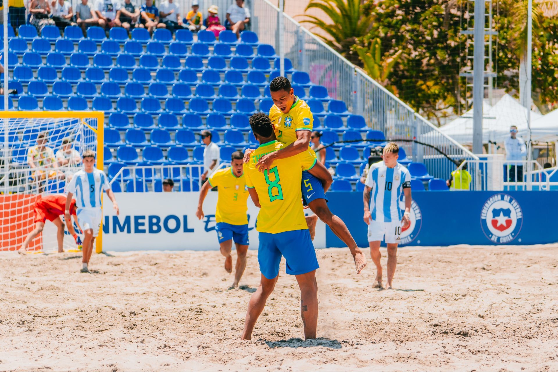 Brasil ganó el mano a mano a Argentina y está en semifinales