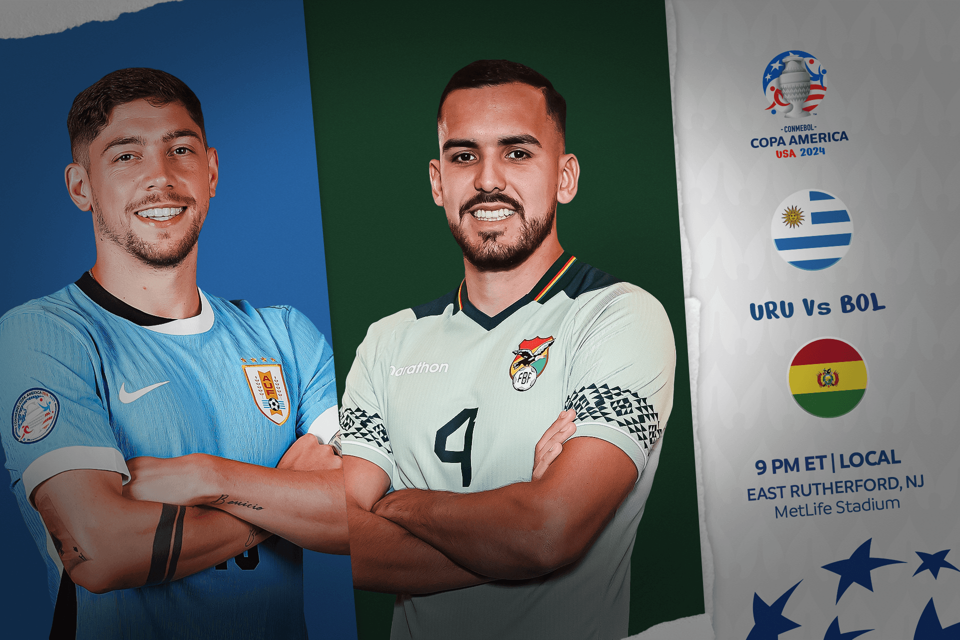 Uruguay-Bolivia pueden definir su futuro en el Grupo C