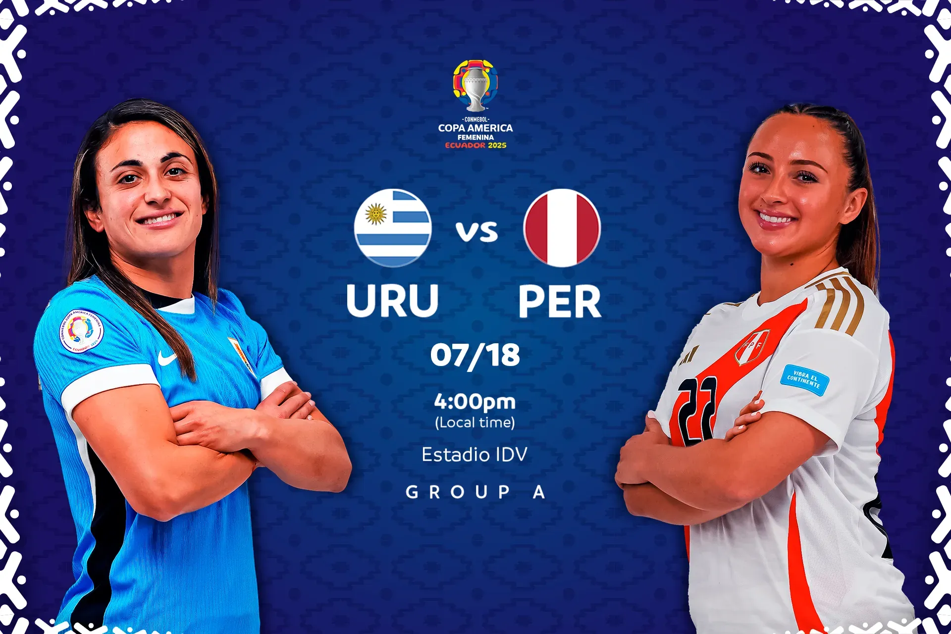 Uruguay and Peru seek first win at the CONMEBOL Copa América Femenina™
