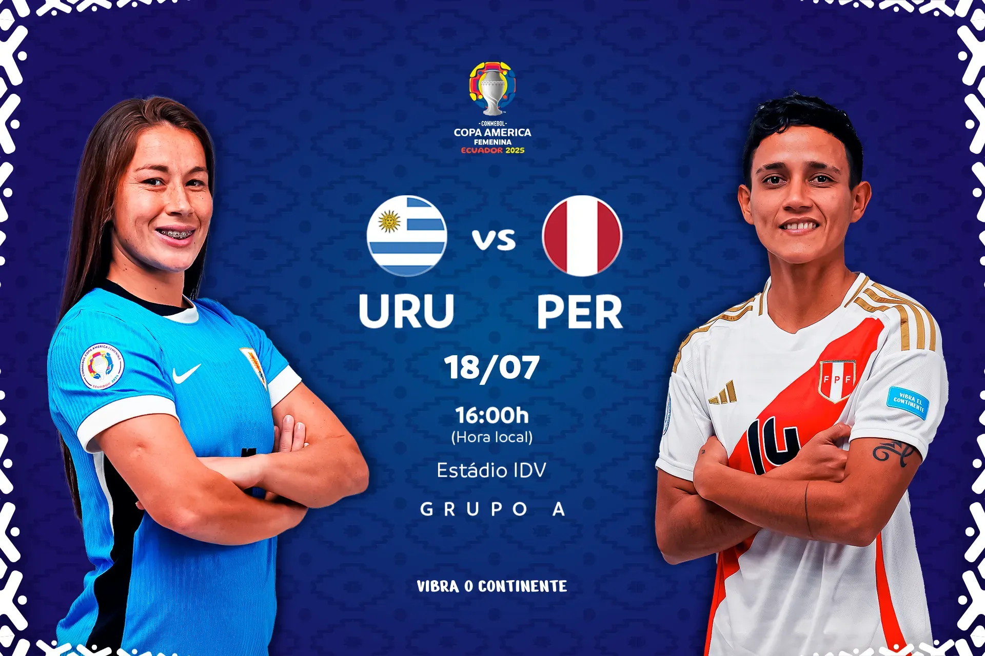 Uruguai e Peru buscam a primeira vitória na CONMEBOL Copa América Femenina™