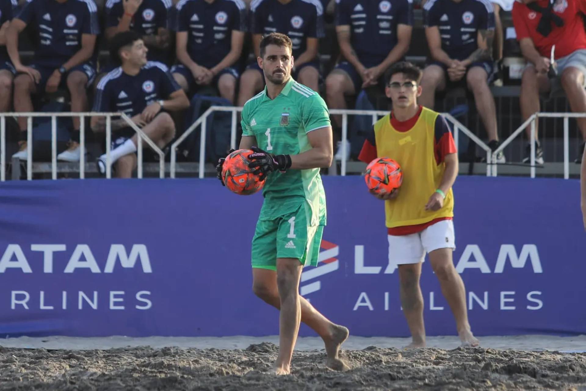 Gómez Polatti, el arquero de Argentina en la CONMEBOL Copa América Fútbol Playa 2025™