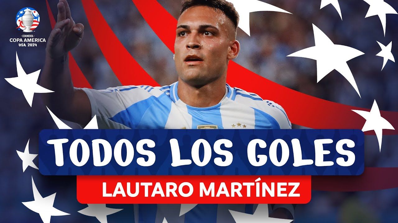 Thumbnail do vídeo: Todos os gols de Lautaro Martínez, o artilheiro da CONMEBOL Copa América 2024™